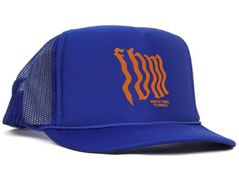 FBM "Wavy Mesh Trucker" Kappe - Blue