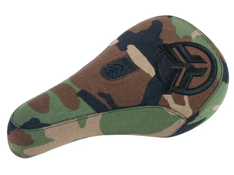 Federal Bikes "Logo Raised Embroidery / Green Camo Cover" Pivotal Sattel