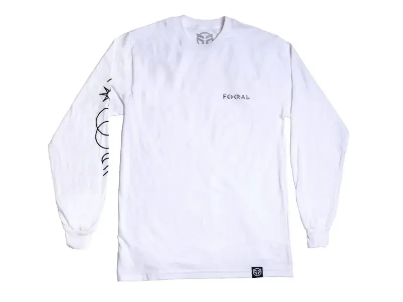Federal Bikes "Perrin" Longsleeve - White