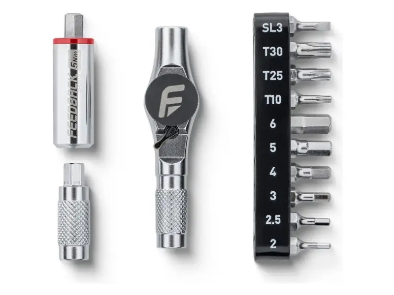 Feedback Sports "Reflex" Mini-Ratschen-Set mit Drehmoment-Verlängerung - 5 Nm