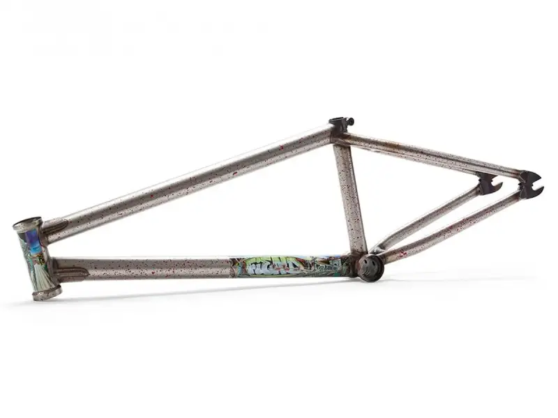 Fiend BMX "Morrow V3" 2018 BMX Frame - Clear With Red Dots
