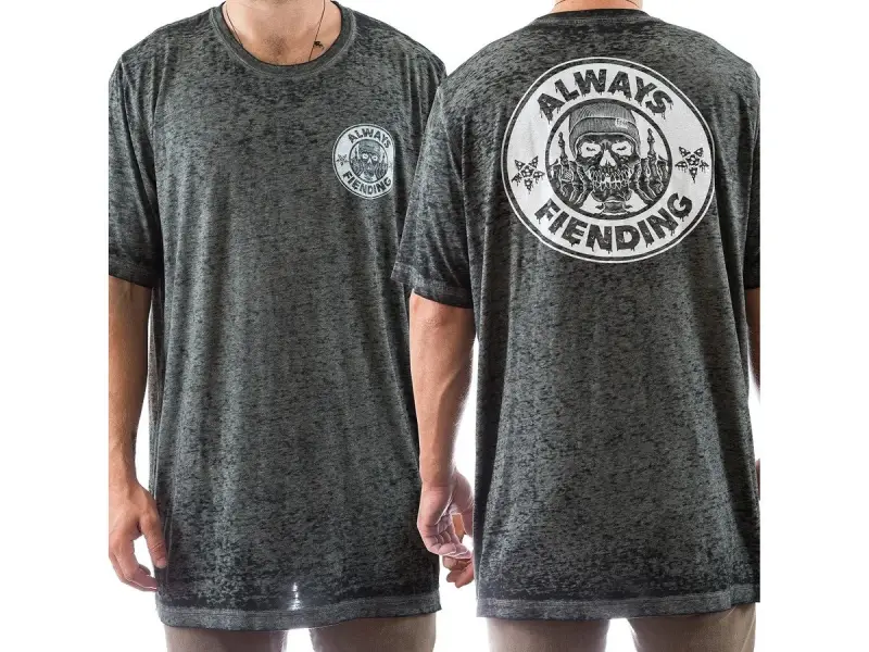 Fiend BMX "Reynolds" T-Shirt - Acid Washed