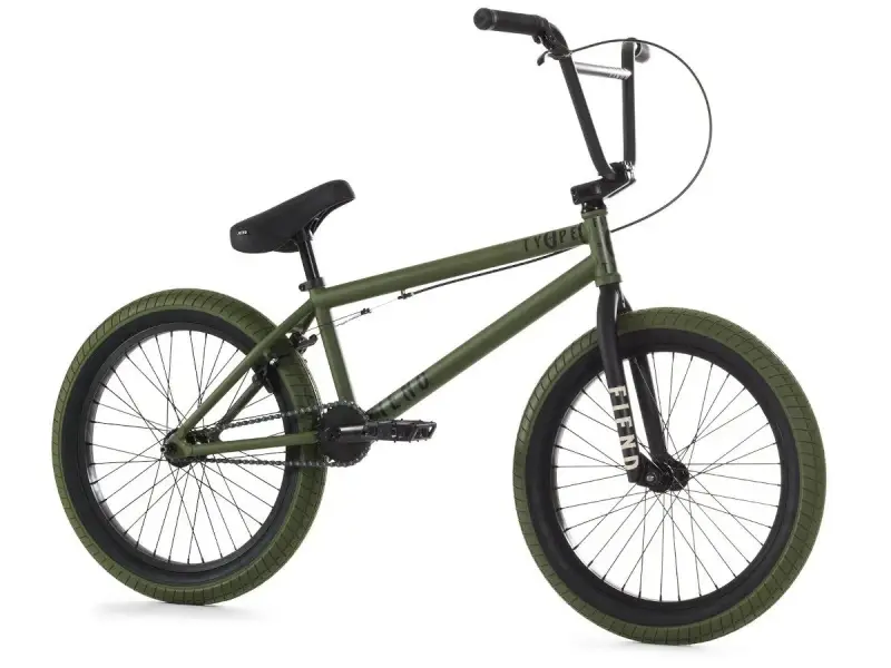 Fiend BMX "Type O+" 2020 BMX Rad - Freecoaster - Olive Green