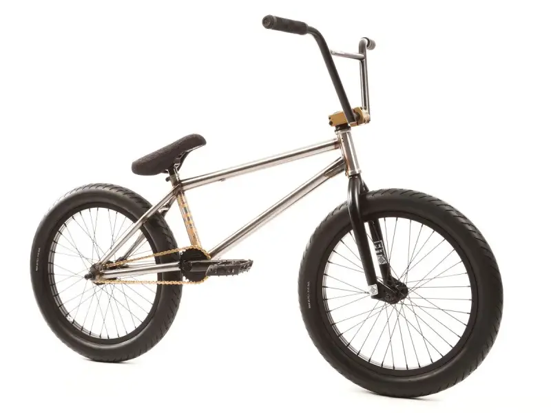 Fit Bike Co. "Begin 1" 2017 BMX Bike - Gloss Clear Raw - Freecoaster