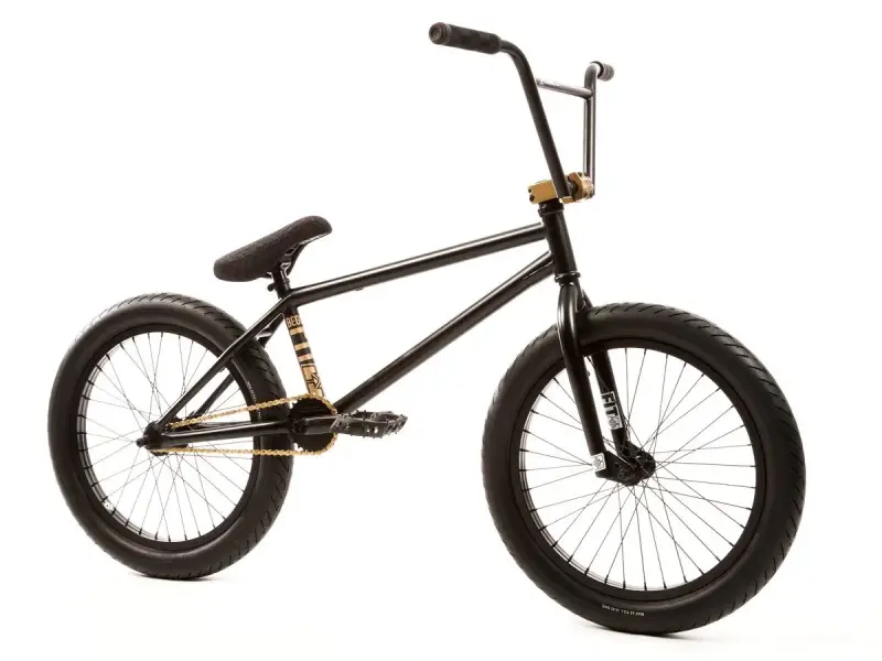 Fit Bike Co. "Begin 1" 2017 BMX Bike - Matte Black - Freecoaster