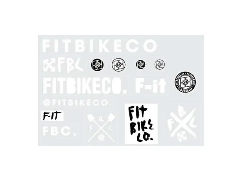 Fit Bike Co. "Big Fit" Sticker Set