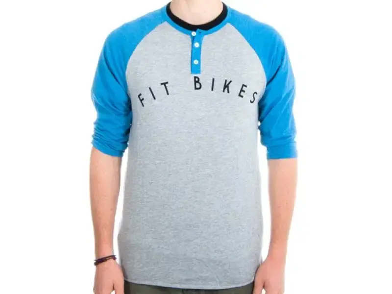 Fit Bike Co. "Fit Classic 3/4 Henley" Longsleeve