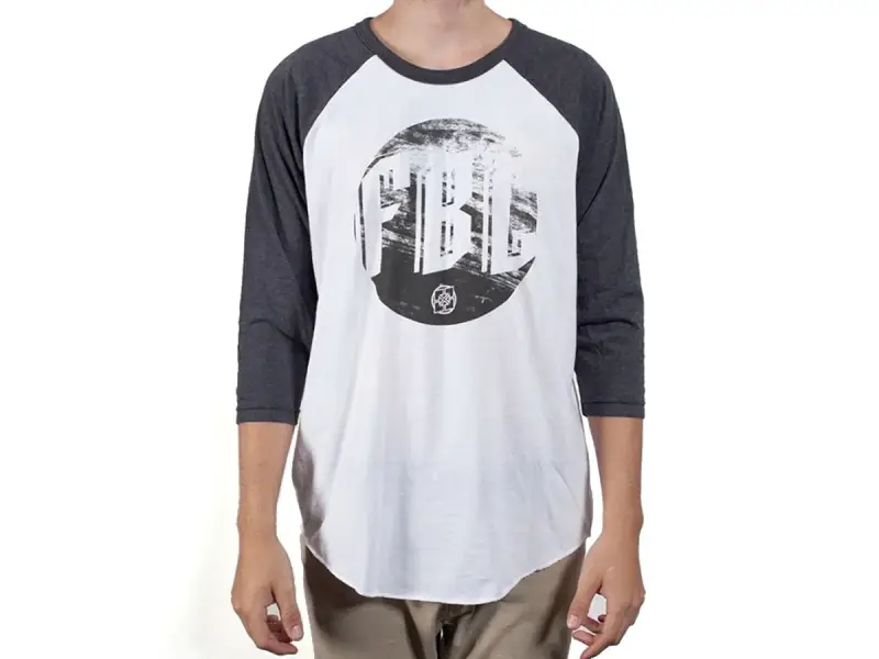 Fit Bike Co. "Grain" 3/4 Longsleeve - White/Grey