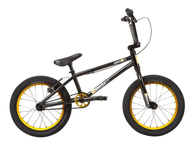 Fit Bike Co. "Misfit 16" 2020 BMX Rad - 16 Zoll - ED Black/Gold
