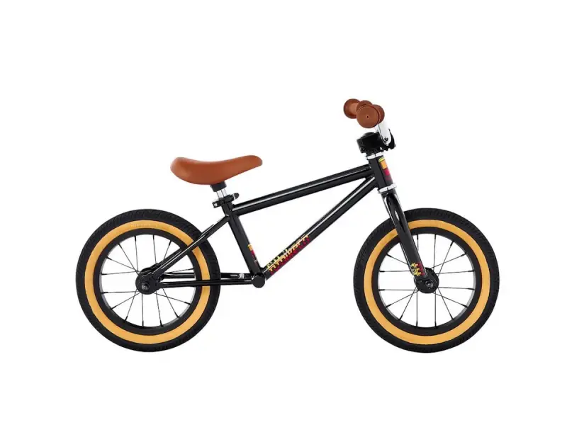 Fit Bike Co. "Misfit Balance" 2021 BMX Balance Bike - 12 Inch - Gloss Black