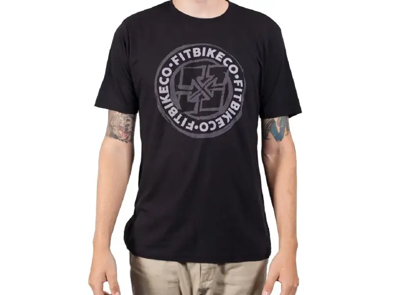 Fit Bike Co. "Sketched Emblem" T-Shirt - Black