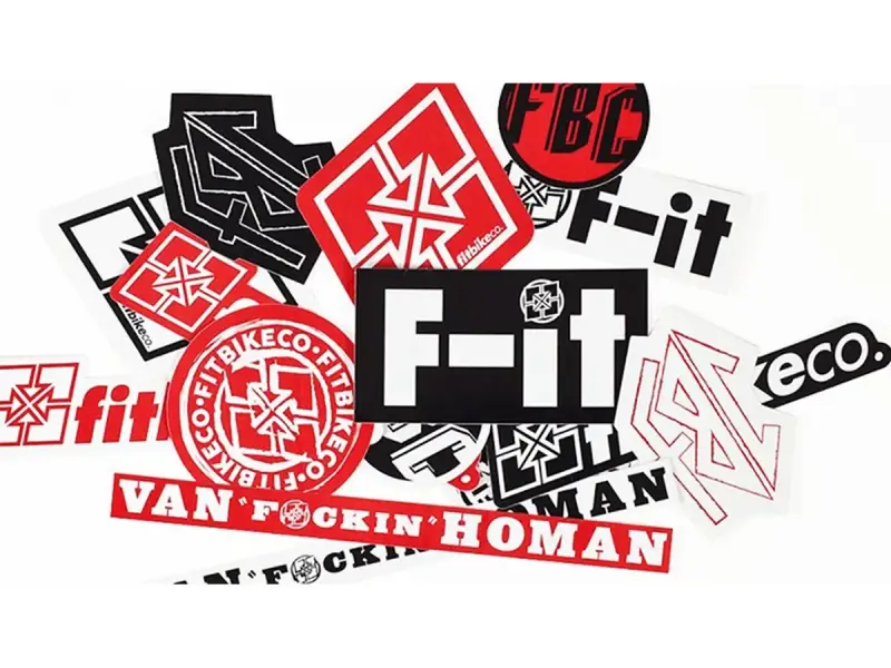 Fit Bike Co. Stickerset