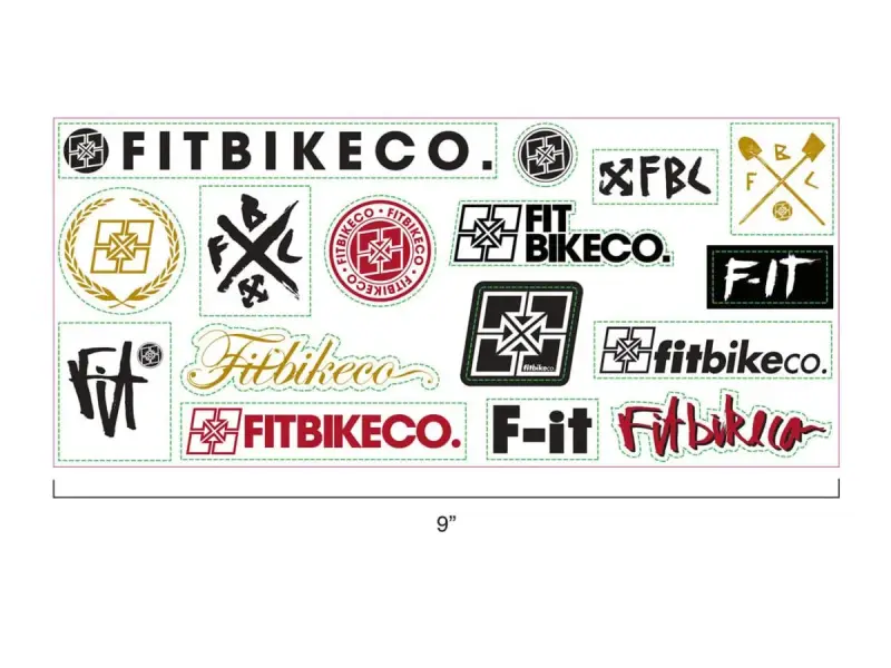 Fit Bike Co. "Classic" Stickerset