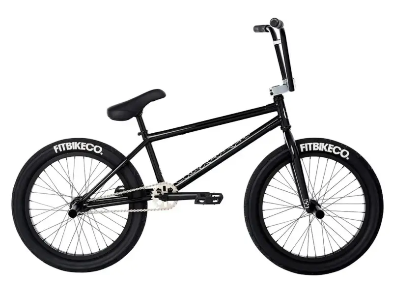 Fit Bike Co. "STR FC" 2021 BMX Bike - Gloss Black - Freecoaster