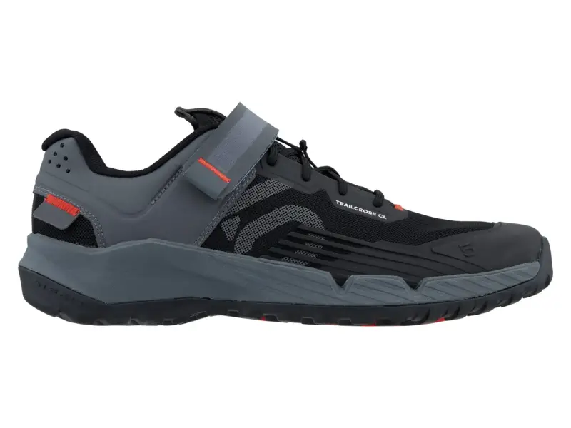 Five Ten "Trailcross Clip-In" MTB Schuhe - Black/Grey/Red