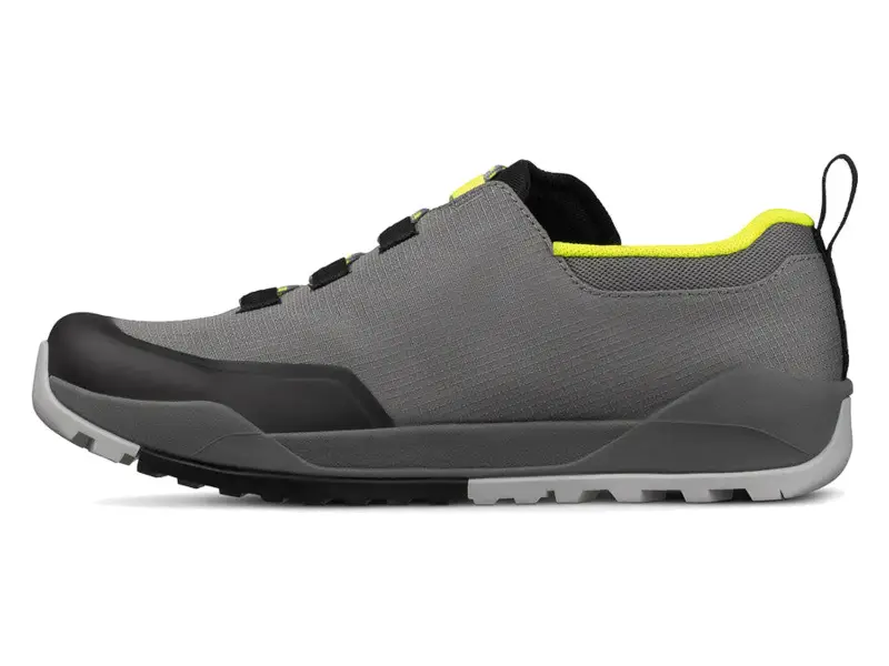 Fizik "Terra Ergolace X2 Flat" MTB Shoes - Grey/Yellow Fluo