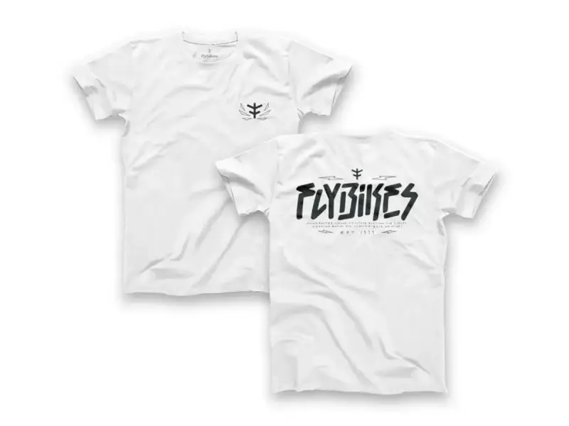 Flybikes "Faster" T-Shirt - White