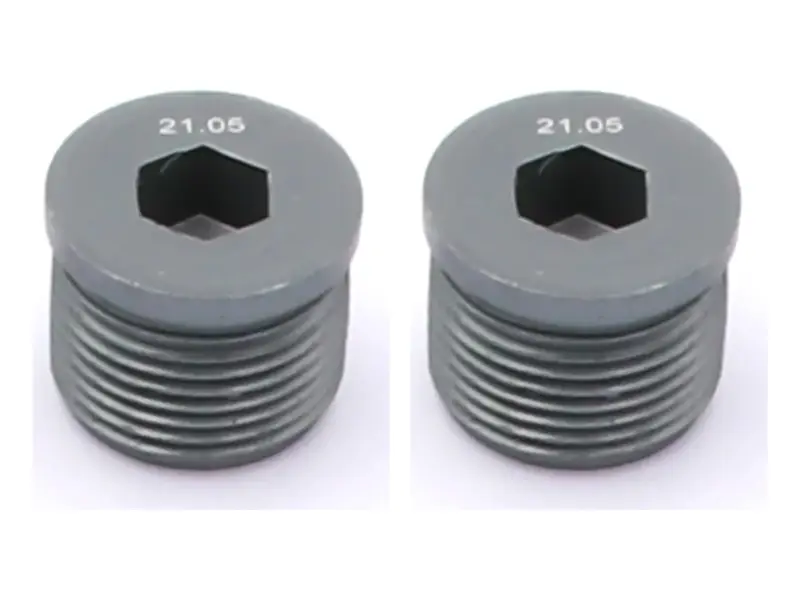 Forward "Patrol" Pedal Axle Caps - Grey