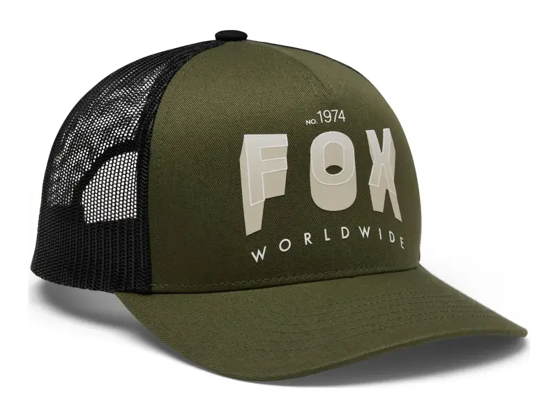 Fox Racing "Block Mesh Trucker" Kappe - Army