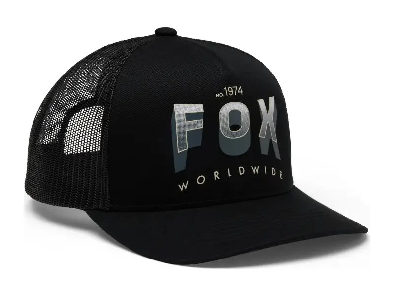Fox Racing "Block Mesh Trucker" Kappe - Black