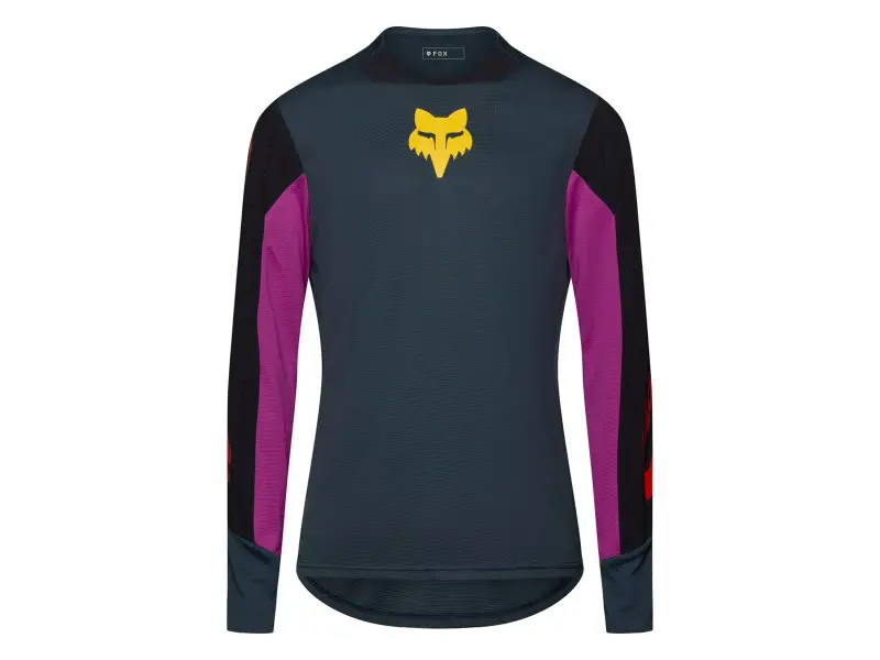 Fox Racing "Defend Creation Long Sleeve" Jersey - Galaxy Blue