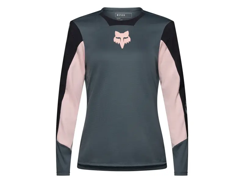 Fox Racing "Defend Creation Women Long Sleeve" Jersey - Deep Cobalt
