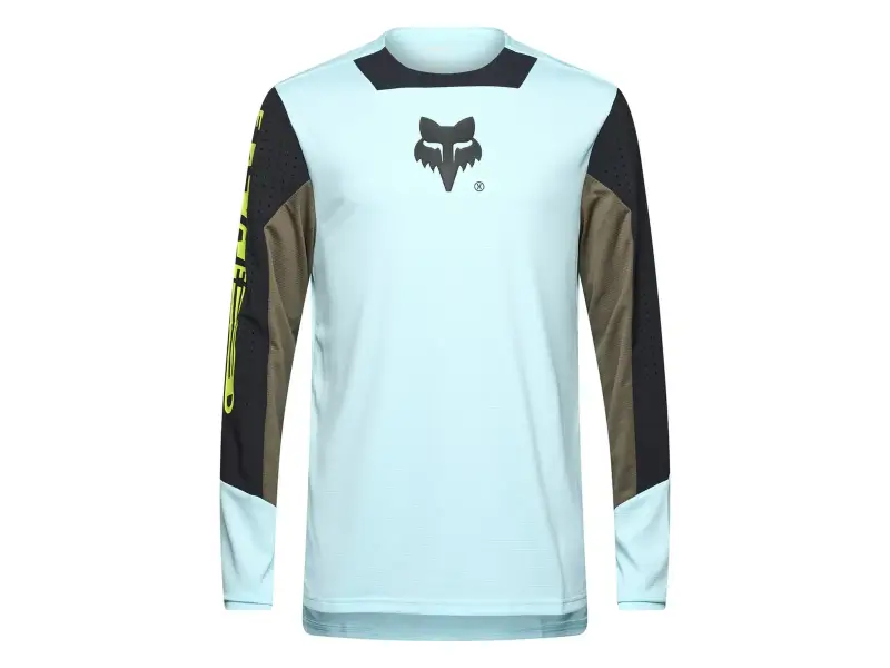 Fox Racing "Defend Elevated Long Sleeve" Jersey - Light Blue