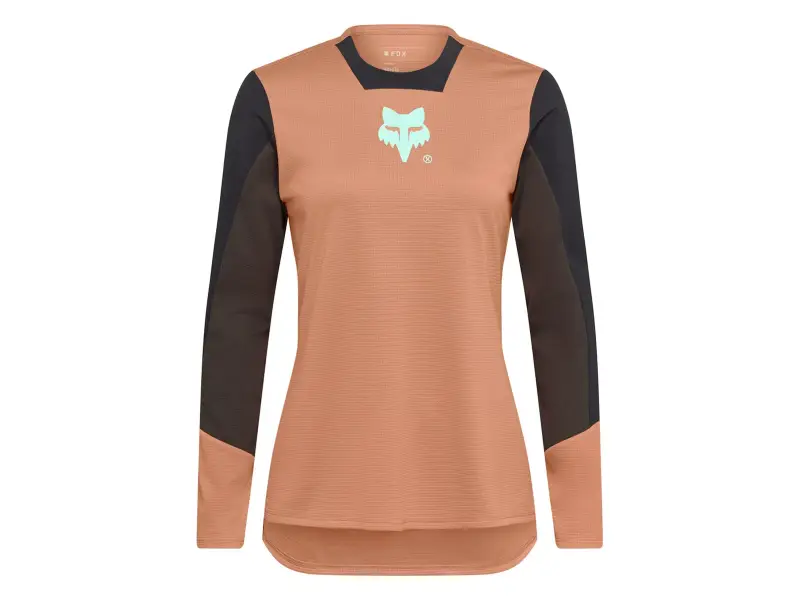 Fox Racing "Defend Elevated Women Long Sleeve" Jersey - Coral