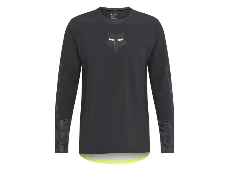 Fox Racing "Defend Thermal Lunar SE Long Sleeve" Jersey - Black