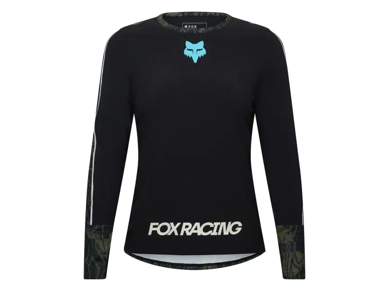 Fox Racing "Defend Thermal Lunar SE Women Long Sleeve" Jersey - Black