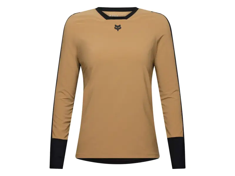Fox Racing "Defend Thermal Women Long Sleeve" Jersey - Brown Sugar