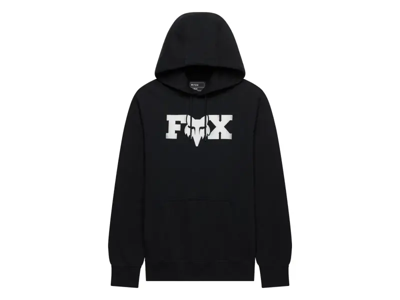 Fox Racing "F Head X Fleece" Hooded Pullover - Black