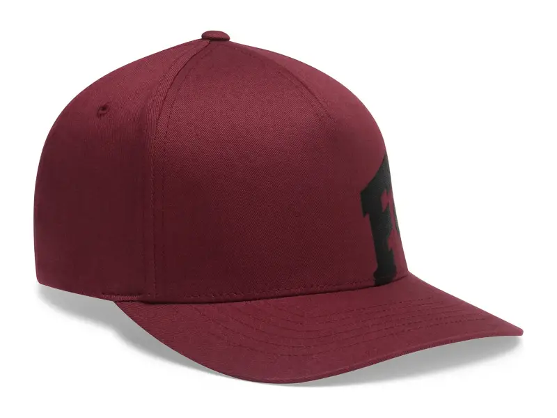 Fox Racing "F Head X Flexfit" Kappe - Dark Maroon