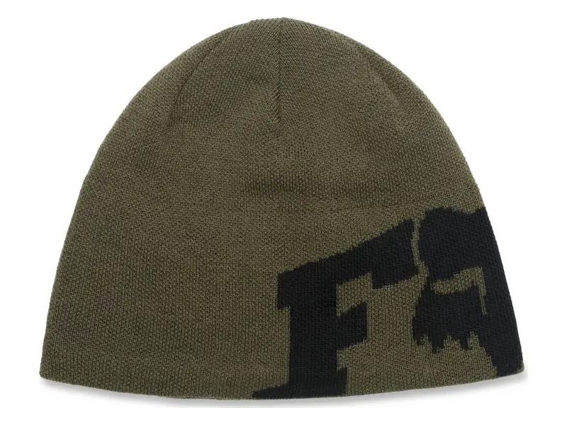 Fox Racing "F Head X Jacquard" Beanie Mütze - Olive Green