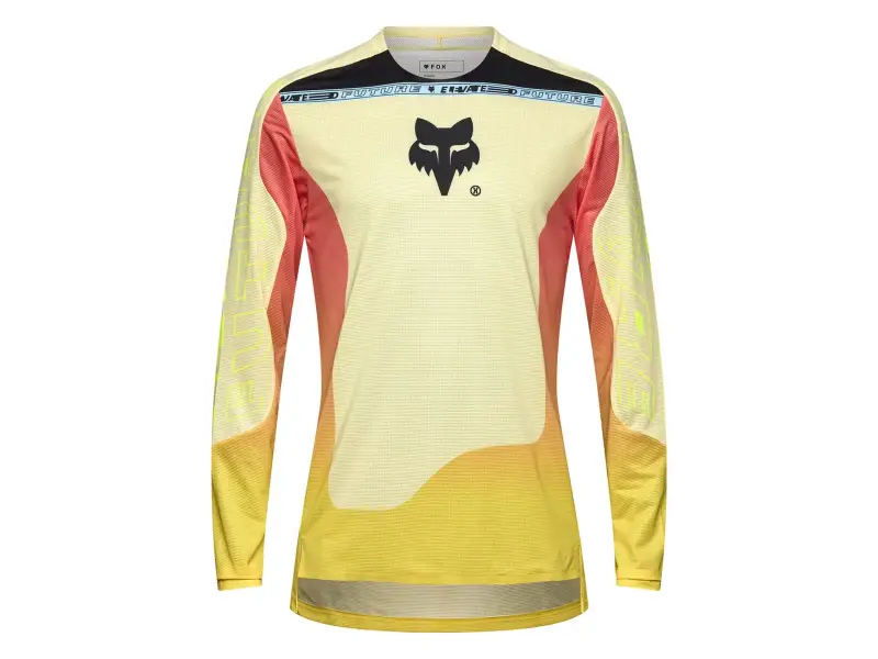 Fox Racing "Flexair Elevated Long Sleeve" Jersey - Lemonade
