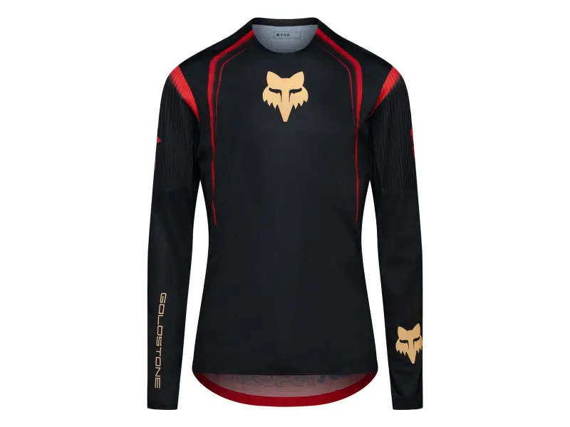 Fox Racing "Flexair Goldstone SE Long Sleeve" Jersey - Black
