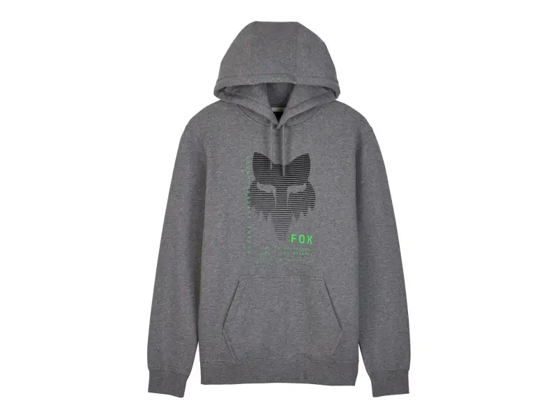Fox Racing "Fox Head Fleece" Hooded Pullover - Heather Graphite