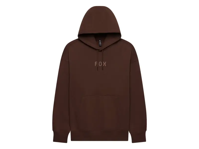 Fox Racing "Fox Head Heavyweight Fleece" Hooded Pullover - Coffee
