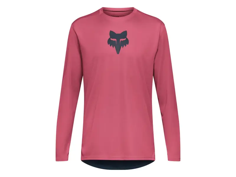 Fox Racing "Ranger Fox Head Long Sleeve" Jersey - Berry
