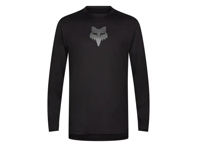 Fox Racing "Ranger Fox Head Long Sleeve" Jersey - Black