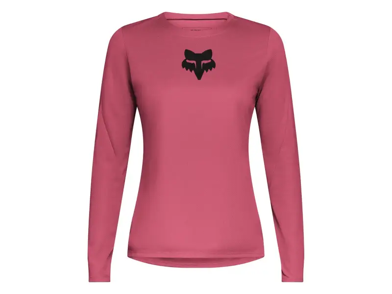 Fox Racing "Ranger Fox Head Women Long Sleeve" Jersey - Berry