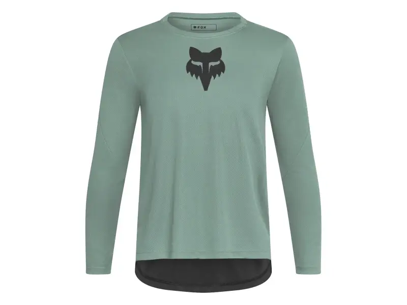 Fox Racing "Ranger Fox Head Youth Long Sleeve" Jersey - Pine (Kids)