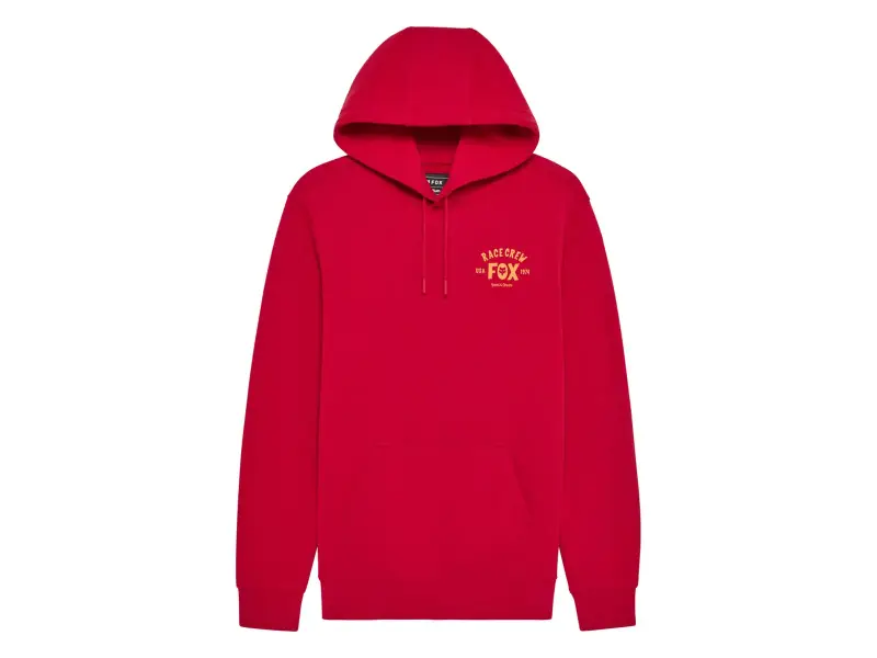 Fox Racing "Slogan Fleece" Hooded Pullover - Flame Red