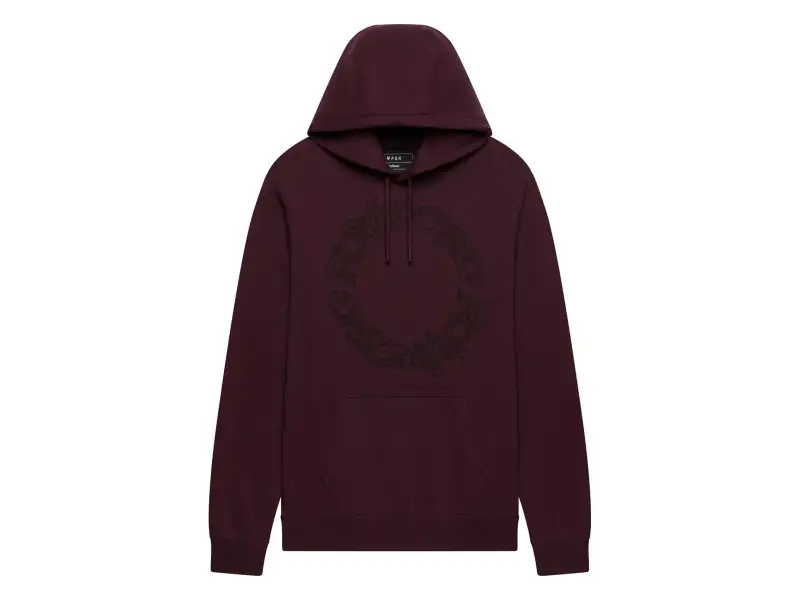 Fox Racing "Slowburn Fleece" Hooded Pullover - Dark Maroon