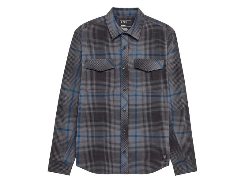 Fox Racing "Survivalist Fire Stretch Flannel" Hemd - Dark Shadow