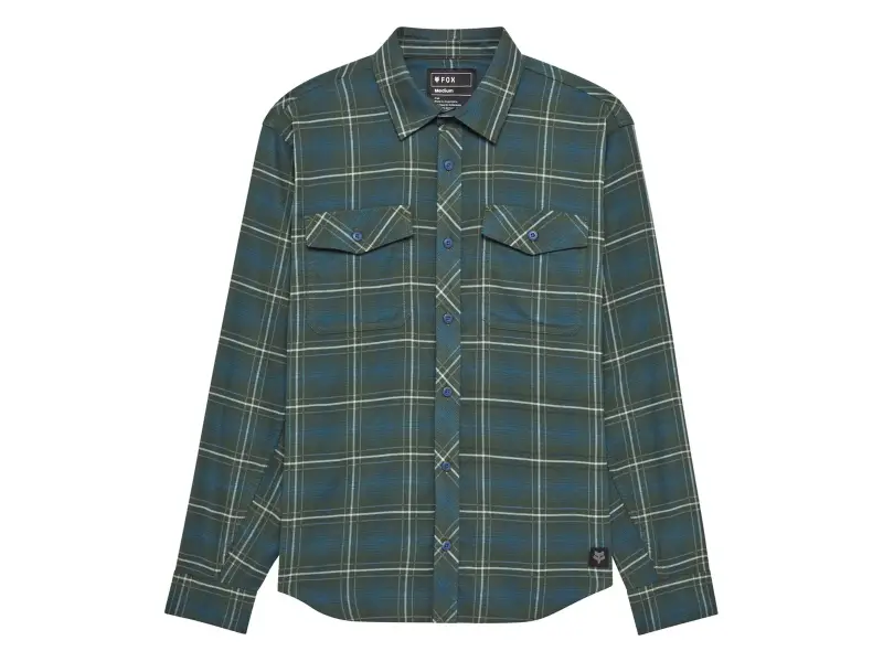Fox Racing "Survivalist Stretch Flannel" Hemd - Dark Sage