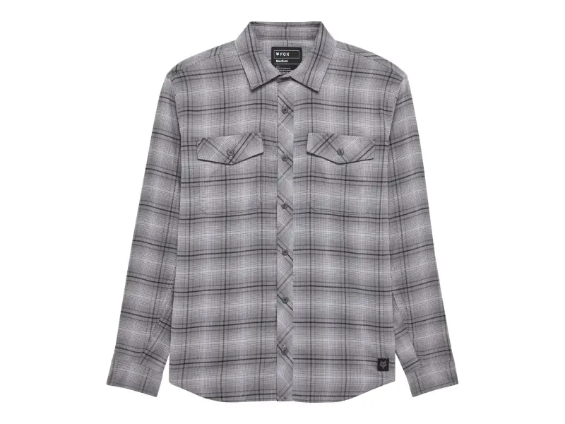 Fox Racing "Survivalist Stretch Flannel" Shirt - Light Grey
