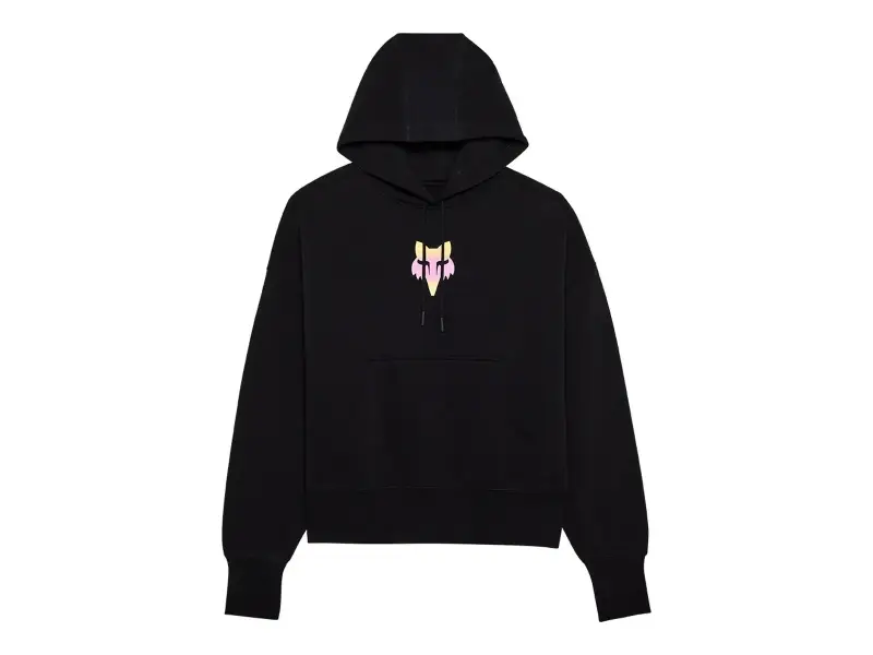 Fox Racing "TS57 Oversized Fleece Women" Hooded Pullover - Black