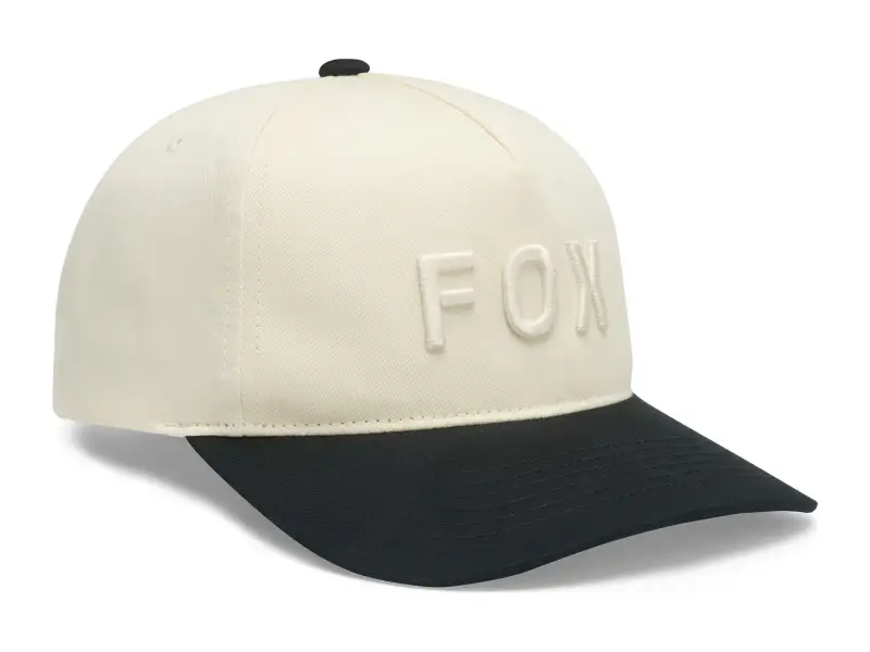 Fox Racing "Wordmark Subframe" Cap - Pearl White