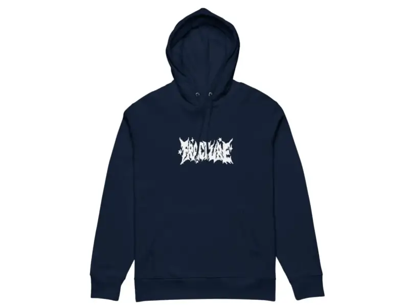 Fracture Hooded Pullover - Navy